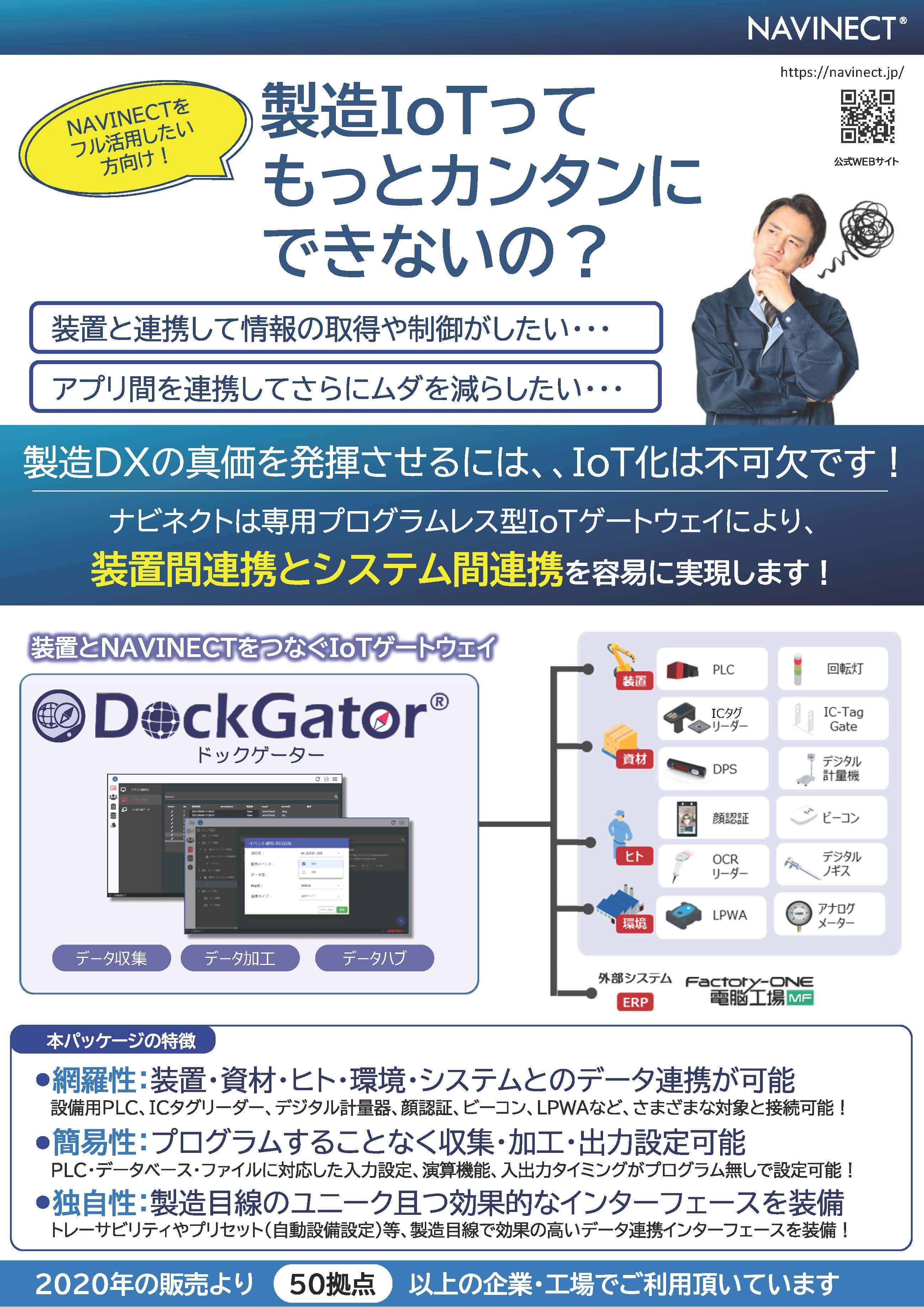「DockGator」紹介リーフレット