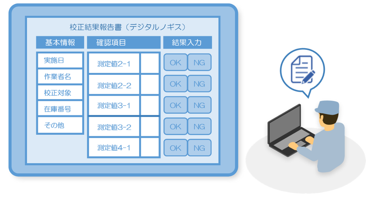 校正用の帳票を作る