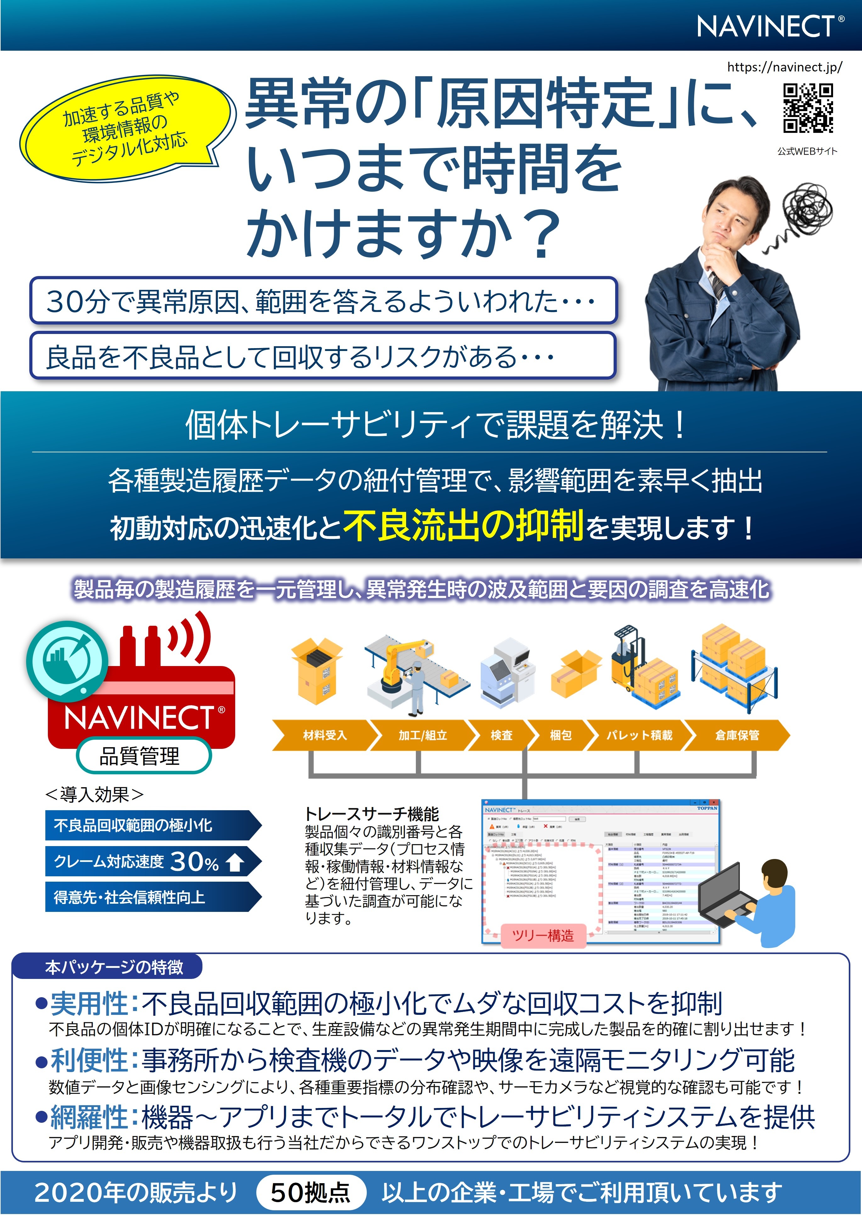 「品質管理(トレーサビリティ)」紹介リーフレット